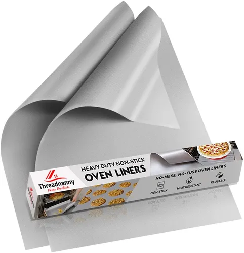Vista 18 de Rollo de revestimiento de teflón para hornos, estufas y parrillas (75 x 17 pulgadas) - Corte personalizado al tamaño y forma necesarias