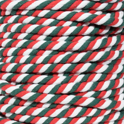 Vista 78 de Cuerda de algodón trenzado súper suave de 3 hebras (negro, 1 pulgada x 10 pies)