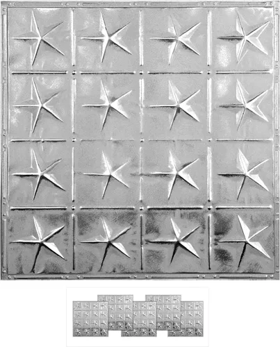 Vista 8 de Cielo raso de hojalata con patrón #2 (5 unidades).