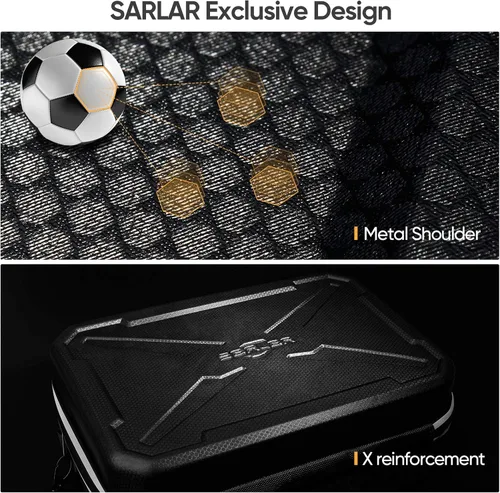 Vista 4 de Funda protectora de viaje para auriculares Oculus Quest 2 VR Gaming y controles táctiles accesorios bolsa de transporte incluye soporte de realidad