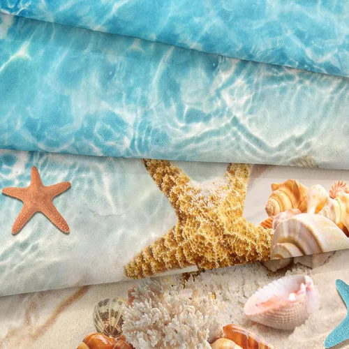 Vista 5 de Bedbay Juego de ropa de cama con temática de playa de microfibra suave, juego de ropa de cama tamaño Queen para niños y niñas, juego de cama