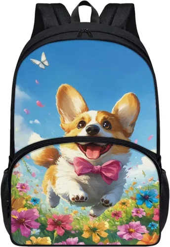 Vista 27 de American Flag Fire Galaxy Pattern Kids Backpack for Boys Girls Elementary Students Bookbag Middle School Bag Lightweight Children Travel Bag