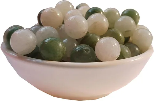 Vista 15 de Cuentas de piedra 6mm 140 piezas Cuentas de Amazonita Redondas Cuentas sueltas de piedras preciosas para hacer joyas de pulseras y collares