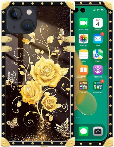 Vista 12 de DAIZAG Funda compatible con iPhone 14 Pro Max, funda de Angel Wings Girl para iPhone 14 Pro Max, decoración de metal de TPU suave a prueba de golpes