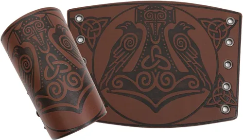 Vista 2 de Brazalete de cuero para hombre, mujer, 2