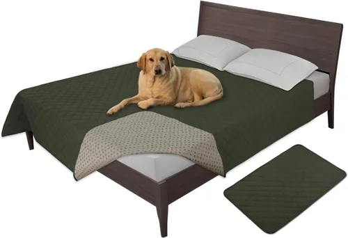 Vista 15 de Easy-Going - Funda impermeable 100% para cama de perro, manta antideslizante para mascotas para muebles, funda lavable para sofá, funda de repuesto