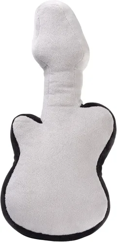 Vista 4 de Lambs & Ivy Rock Star Peluche Guitarra Instrumento Peluche Juguete - Gris/Negro