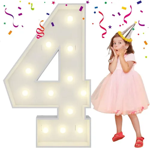 Vista 32 de Letras iluminadas de marquesina de 4 pies, letras grandes de marquesina, marco de globo de mosaico, letras grandes para decoración de compromiso