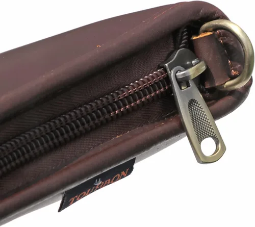 Vista 5 de TOURBON Funda vintage de cuero genuino para rifle de escopeta