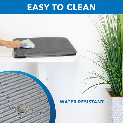 Vista 8 de Mount-It! Under Desk Footrest, Adjustable Foot Rest Under Desk with 3 Tilt Positions, Large Non Slip Office Foot Rest with Massaging Surface