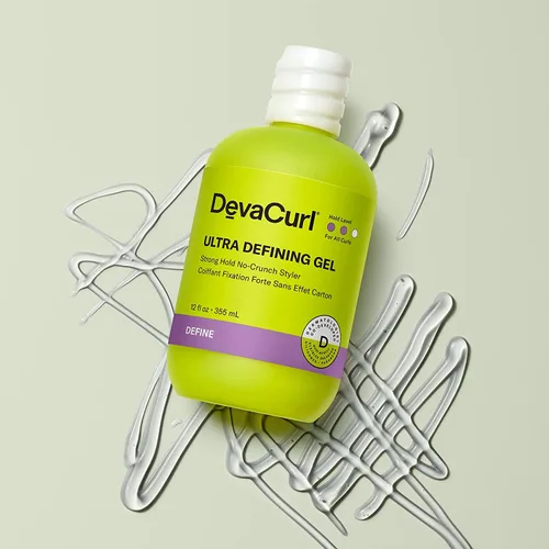 Vista 2 de DevaCurl Gel Ultra Defining Strong Hold No-Crunch Styler Fórmula no descamada Antiadherente