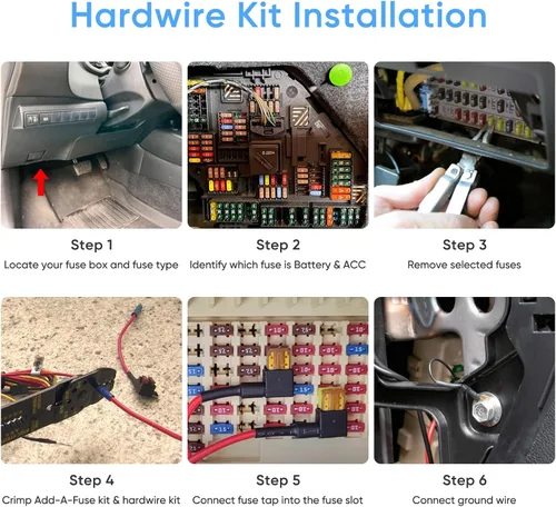Vista 4 de Cable de conexión directa VIOFO HK4 Acc, Cable USB-C de conexión directa para serie A329/serie A229/A119Mini2/A139Pro/WM1/T130 Dash Cam, Protección