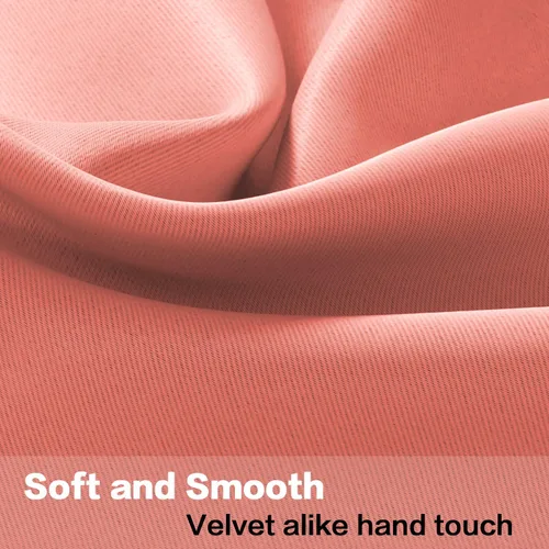 Vista 4 de H.VERSAILTEX - Cenefa de cortina opaca para ventanas de cocina, sala de estar/baño, para protección de la privacidad y decoración, con bolsillo