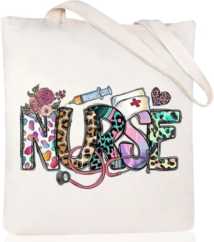 Vista 12 de Andeiltech - Bolsa de lona para mujer, con diseño de gato bonito y estética, bolsas reutilizables para compras y comestibles, con bolsillo