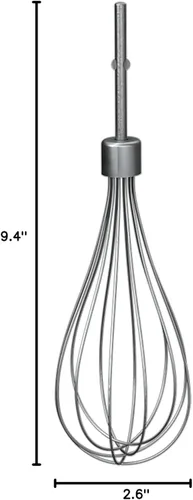 Vista 6 de Ninja XSKWHSKBRN - Batidor de globo para sistema mezclador de potencia (Serie CI100), acero inoxidable