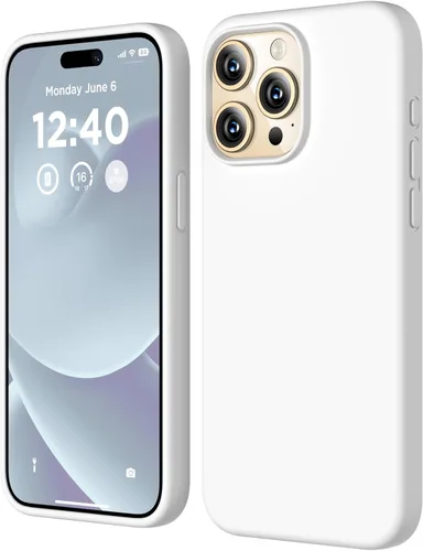 Vista 35 de Compatible con iPhone 15 Pro Max Case, Funda de Silicona Líquida, Funda Protectora de Cuerpo Completo a Prueba de Golpes Delgada y Fina