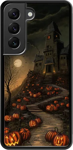 Vista 17 de Funda para Samsung Galaxy S20 5G - Funda de teléfono con patrón de casa embrujada de Halloween - Funda de TPU con protección de absorción de impactos