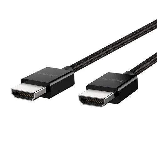 Vista 10 de Belkin - Cable HDMI 2.1 Ultra HD de 6.6 pies/2M, Cable HDMI 4K de ultra alta velocidad, Cable HDMI 2.1 de 48Gbps, Dolby Vision HDR y 8K a 60Hz
