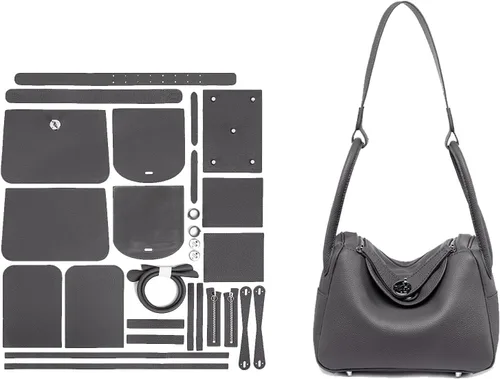 Vista 12 de POPSEWING Kit de bolsa de bricolaje LD Bolsas de lujo para mujer, regalos únicos para novia, kit romántico de bolsa de hombro de cuero, bolsas