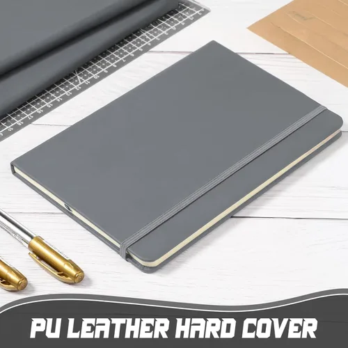 Vista 49 de Honoson 20 Pack Lined Journal Notebooks A5 Hardcover Executive Notebook 5.5" x 8.3" PU Leather Wide Ruled Journals Bulk with Elastic Band for Home