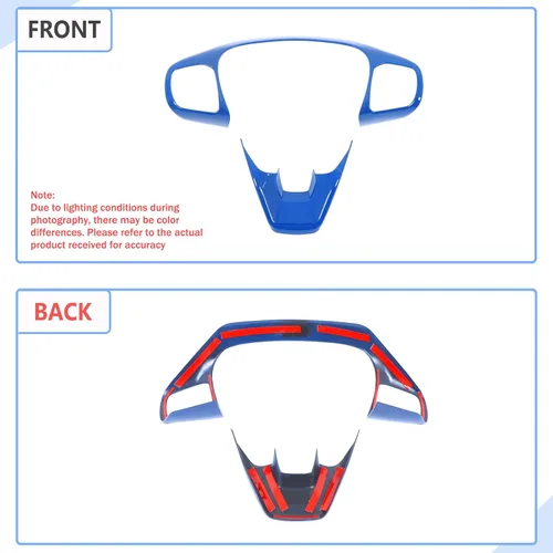 Vista 7 de Aunginsy Marco de Botón de Dirección de Control Central Trim Compatible con Ford Maverick 2022+ Bronco Sport 2021+ Escape 2020+ Consola Central