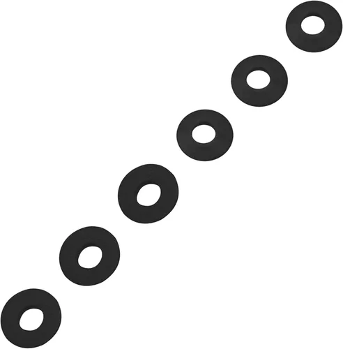 Vista 4 de Arandelas de plástico para afinador de guitarra, compatibles con cabezales de máquina de clavijas de afinación de guitarra (negro)