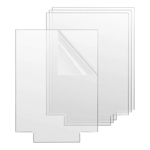 Vista 12 de Gartful 4 hojas acrílicas para base ligera, tablero de plexiglás fundido transparente, panel de vidrio de plástico de 0.08 pulgadas de grosor