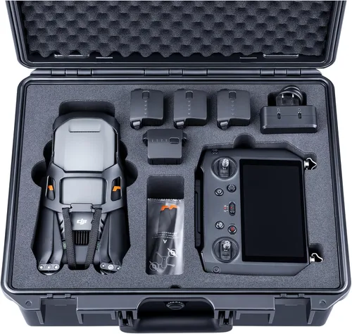 Lykus Titan M350 - Funda rígida impermeable para DJI Mavic 3 Pro/Classic, RC Pro y DJI RC simultáneamente, compatible con cordón RC [solo funda]