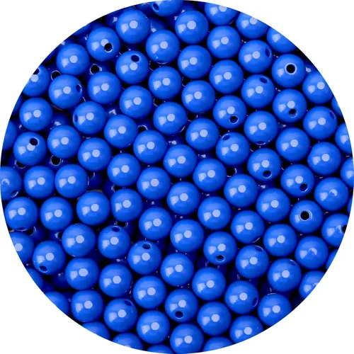 Vista 12 de 1000 cuentas redondas acrílicas lisas de 0.236 pulgadas, bolas acrílicas redondas, cuentas de chicle, cuentas gruesas, cuentas de resina de plástico