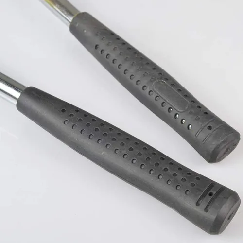 Vista 4 de Mazo de goma que no deja marcas, martillo de acero con mango de goma antideslizante para proyectos de bricolaje, manualidades, carpintería e