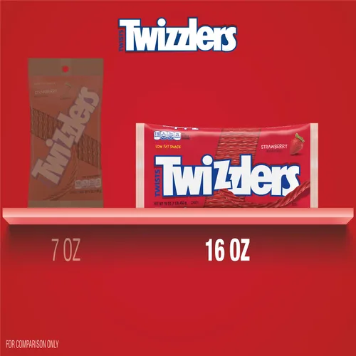 Vista 5 de TWIZZLERS Twists - Bolsa de dulces de Pascua, estilo regaliz con sabor a fresa, 16 onzas (paquete de 3)