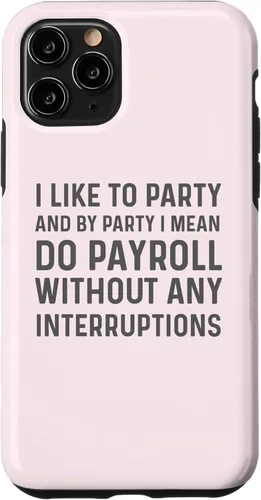 Vista 10 de Funda divertida para iPhone 12 Pro Max con nómina de trabajo con recursos humanos que estoy en recursos humanos