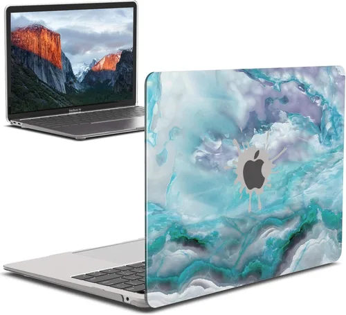 Vista 10 de IBENZER Carcasa rígida para MacBook Air de 13 pulgadas, 2020, 2019, 2018, nueva versión A2179, A1932, carcasa rígida para Apple Mac Air 13 Retina