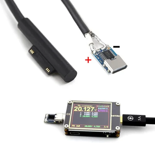 Vista 7 de Paquete de 10 módulos tipo C PD señuelo, USB-C PD 15 V CC, módulo de disparador de potencia de voltaje fijo 5 A, entrada hembra tipo C