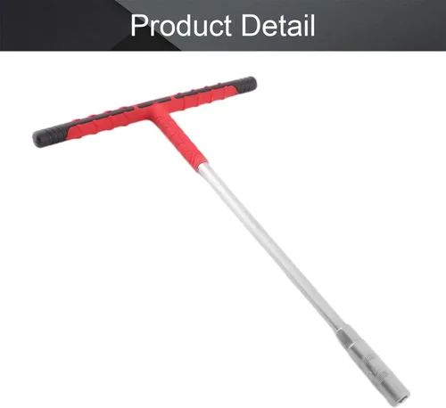 Vista 4 de Utoolmart Mango en T recubierto de goma 0.354 in hexagonal hexagonal llave inglesa herramienta 1 unids