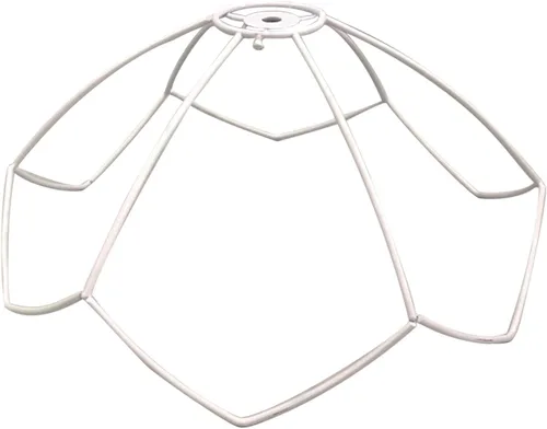 Pantalla de lámpara Marco Anillo de jaula de alambre Sombras de lámpara DIY Soporte práctico Cubierta de luz Lámpara Vintage Jaula Pantalla