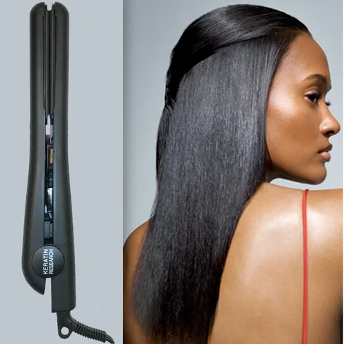 Vista 2 de Plancha para alisar y rizar el cabello, Negro