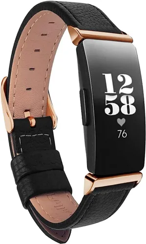 Vista 5 de Bandas de cuero compatibles con Inspire HR & Inspire & Inspire 2, mujeres y hombres, correa de accesorios compatible con Inspire 2/Inspire/Inspire