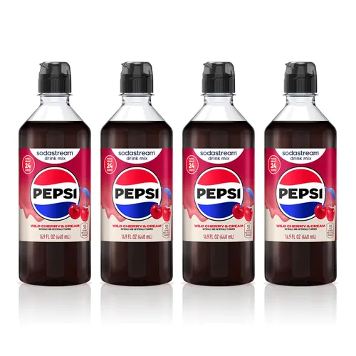 Vista 13 de SodaStream® Mezcla de bebidas sin cafeína Diet Pepsi® New Pour Bottle (14.9 fl oz, paquete de 4)