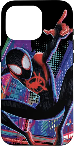 Vista 20 de Marvel Spider-Man Into The Spider-Verse Miles Morales City - Carcasa para iPhone 17