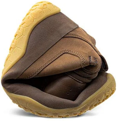 Vista 6 de Vivobarefoot Tracker HI FG, botas de senderismo de cuero para mujer con suela firme y protección térmica