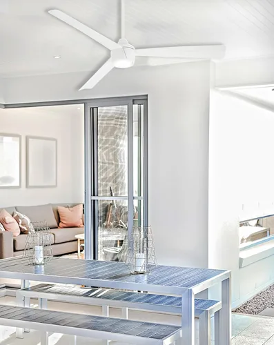 Vista 5 de Minka-Aire F626L-CL Skinnie Ventilador de techo de 56" con luz LED integrada en acabado carbón