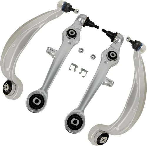 Vista 146 de Detroit Axle - 4 brazos de control traseros para Ford C-Max Focus Mazda 3 5 Volvo C30 C70 S40 V50, 4 brazos de control superior e inferior
