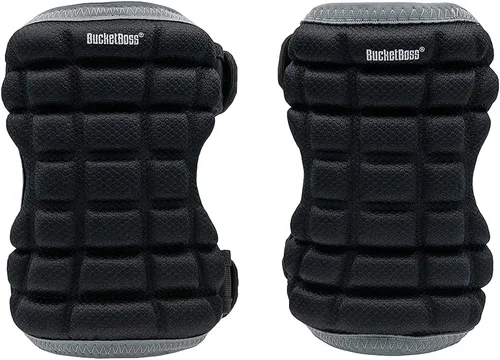 Vista 10 de Bucket Boss - Rodilleras de béisbol utilitarias, rodilleras protectoras (BB1), color negro