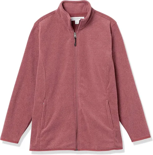 Vista 10 de Tienda Essentials - Chaqueta de vellón suave con cremallera completa y ajuste clásico para mujer (disponible en tallas extragrandes)