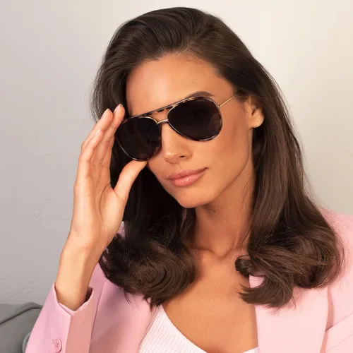 Vista 2 de FREYRS Shay Designer - Gafas de sol ligeras de aviador para mujer