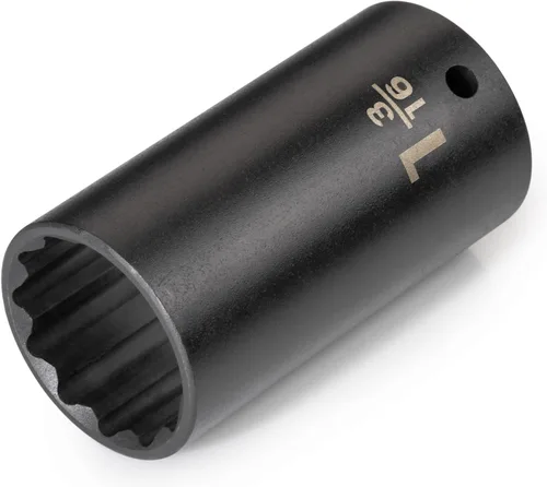 Vista 16 de TEKTON Encastre de 1/2 pulgada x 1 pulgada de profundidad 12 puntos de impacto SID23225