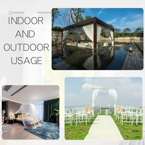 Vista 8 de Luvyohmee Cenefa de bufanda transparente negra para ventanas, cortina de 144 pulgadas, cenefas de ventana de tela para drapear, toldo de cama, 52