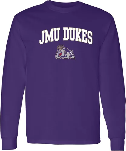 Vista 54 de NCAA oficial de College – University Team Color Arco Logo Manga Larga