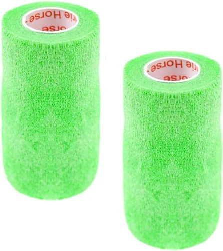 Vista 52 de Cinta adhesiva para veterinarios (negro) (paquete de 2) (4 pulgadas x 15 pies), autoadhesiva, adherente, cohesiva, flexible, autoadhesiva, rollo